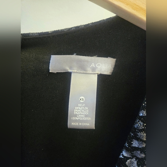 AQUA LuxeMetallic Mixed Animal-Print Dress - Picture 4 of 6